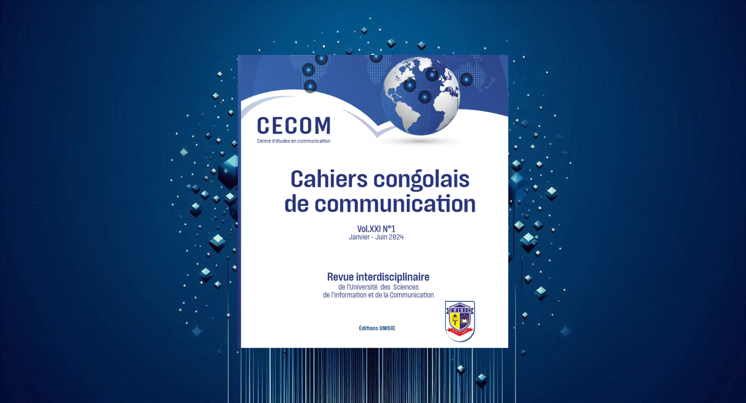 Cahiers congolais de communication: Volume XXI numéro 1