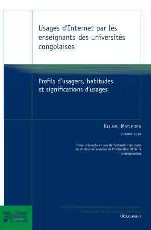 Usage d'Internet par les enseignants des universités congolaises-Kitumu Mayimona_Avant